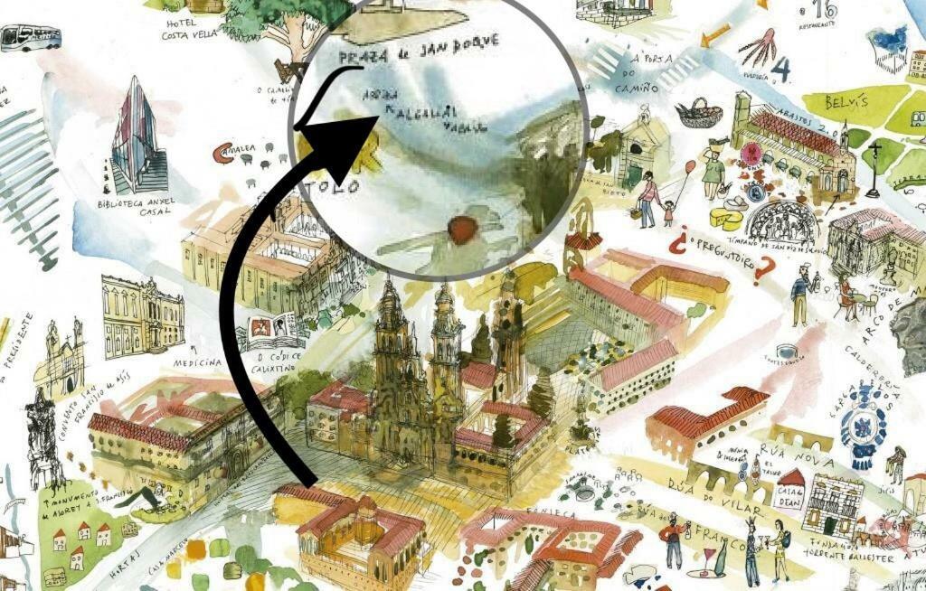 Apartamento Casco Historico Leilighet Santiago de Compostela Eksteriør bilde